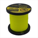 Monofilament fishing line, Cast, 1000 m, diameter 0.35 mm, 16.10 kg, yellow color